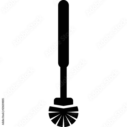 Simple vector icon toilet brush
