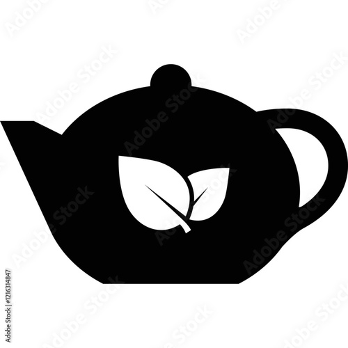 Simple vector icon teapot
