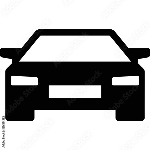 Simple vector icon car
