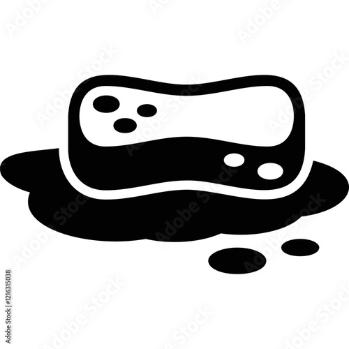Simple vector icon sponge