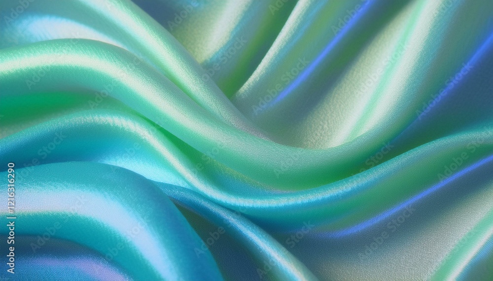 Obraz premium Elegant Silk Fabric – Gradient Design, Soft Texture, Luxury Material for Fashion and Design