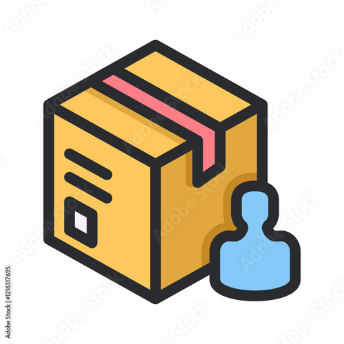 package receiver filled icon