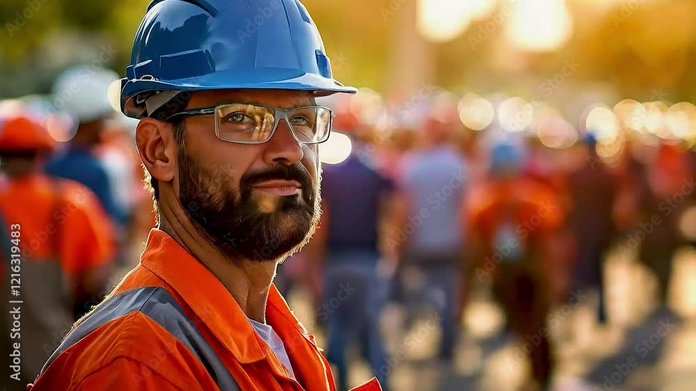 a man in a hard hat a man in a hard hat
