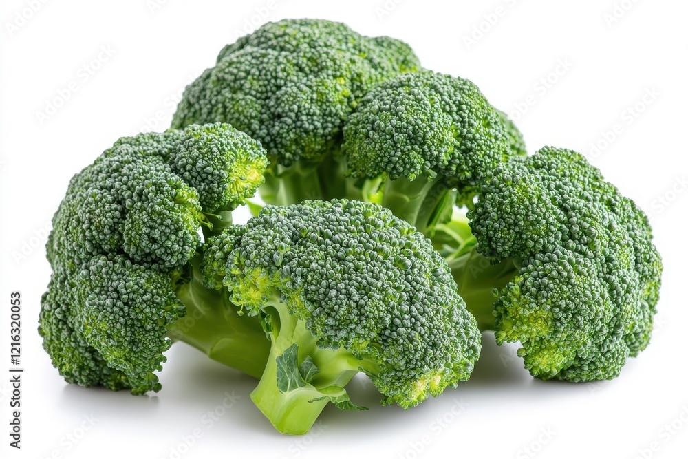 Fresh broccoli isolated on a white background. Fresh broccoli isolated on a white background.