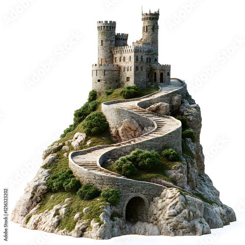 Majestic Mountaintop Castle
