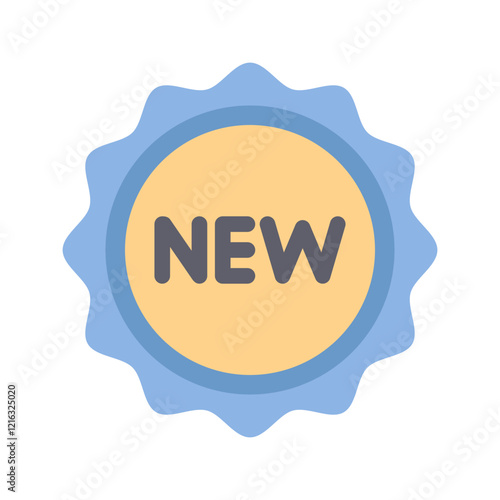 new item product flat icon