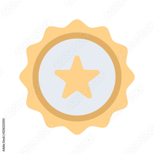 top review star item product flat icon