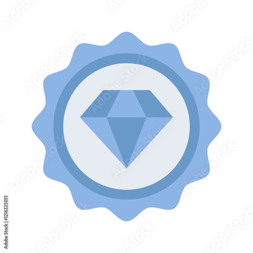 diamond item product flat icon
