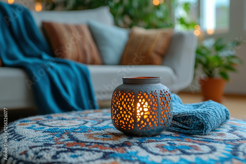 A Cozy Living Room Decorate...