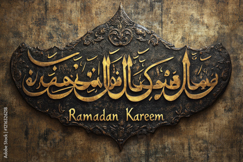 Artistic Calligraphy Of "Ra...