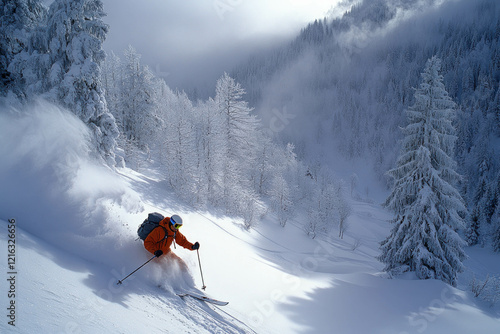 Deep Powder Skiing