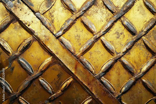 Yellow Metal Background