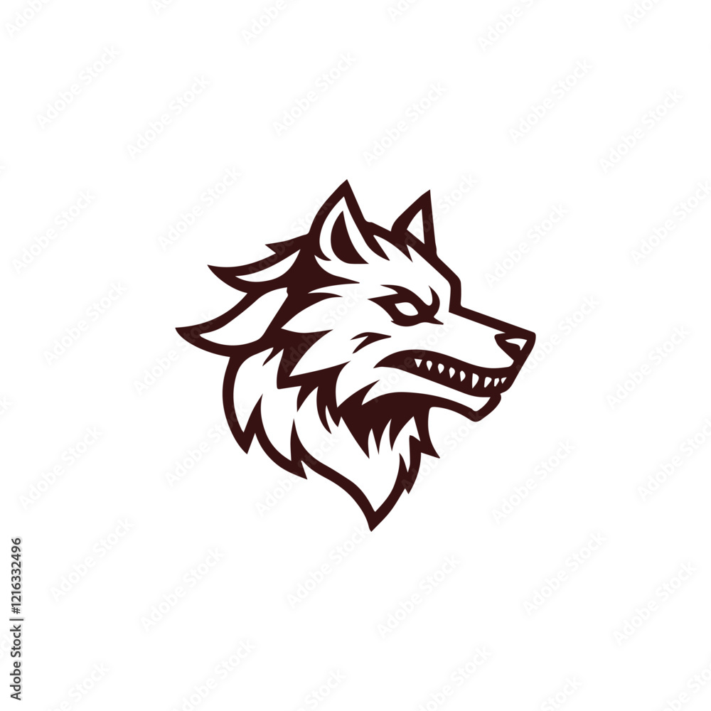 Obraz premium Werewolf company logo