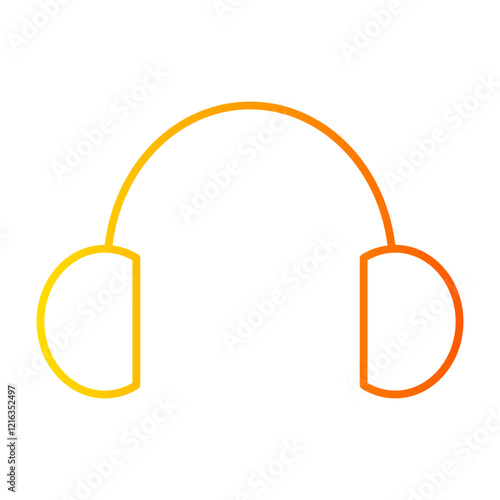 headset gradient icon