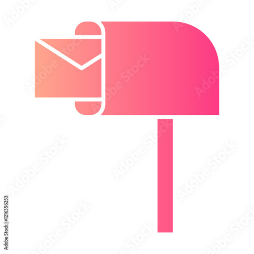 mailbox gradient icon