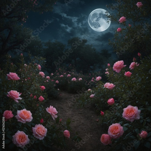 What powers do the flowers hold?Write about a magical potion crafted only from azaleas and roses growing under the full moon.hidden treasure.