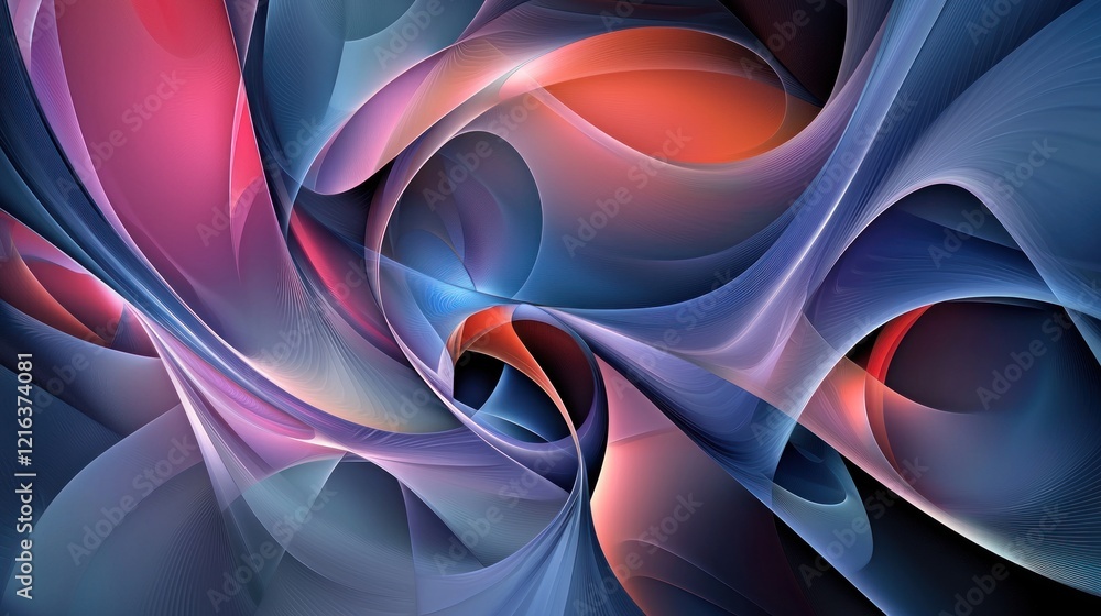 Abstract Swirls of Color: A Digital Art Piece Abstract Swirls of Color: A Digital Art Piece