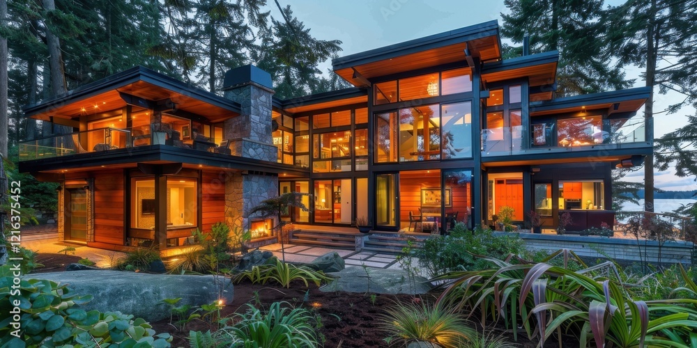 Stunning Modern Luxury Home with Exquisite Landscaping Stunning Modern Luxury Home with Exquisite Landscaping