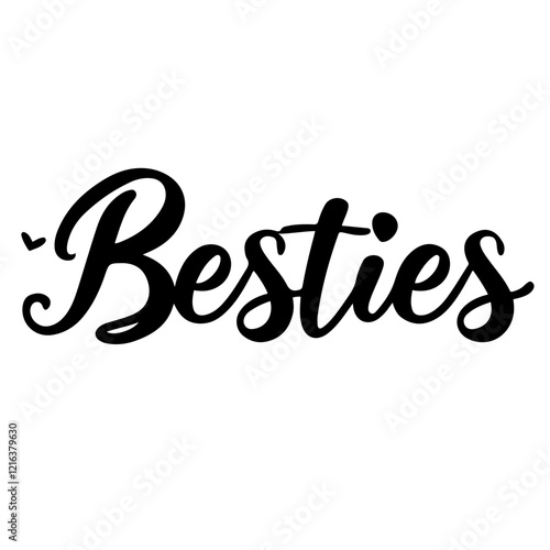 Besties lettering
