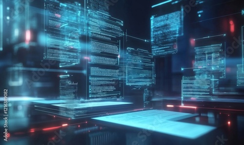 Next Generation Automated Invoice and Receipt Management System with Digital Document Analysis on a Futuristic Interface, Generative AI