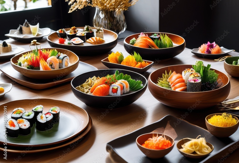 high quality vector illustrations featuring variety mouthwatering dishes elegant plates bowls vibrant colors textures, appetizer, aromatic, breakfast high quality vector illustrations featuring variety mouthwatering dishes elegant plates bowls vibrant colors textures, appetizer, aromatic, breakfast