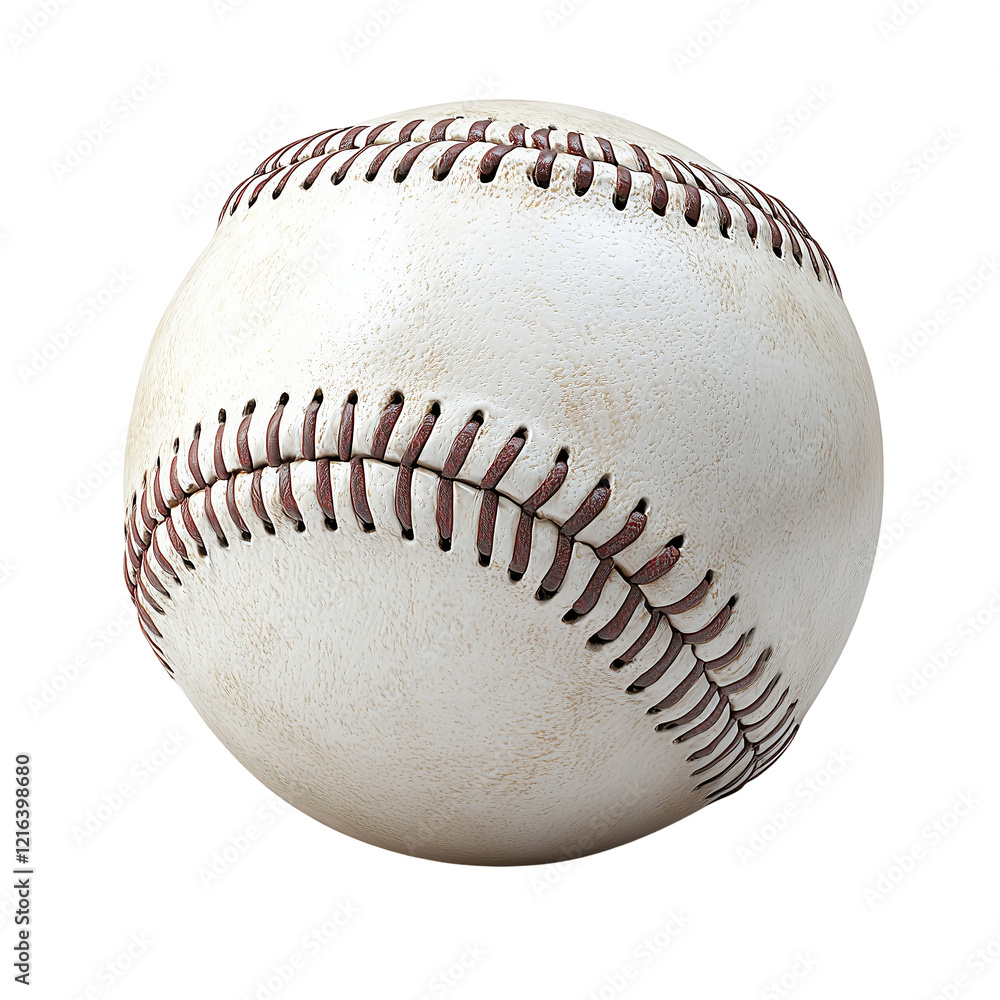 custom made wallpaper toronto digitalPerfectly Round Baseball for Sports Enthusiasts Isolated on White Background