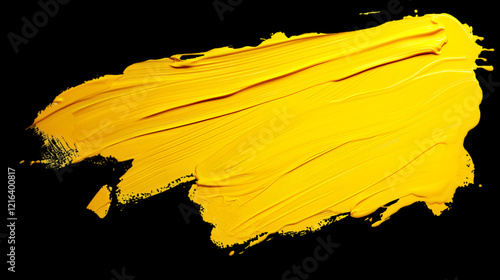 yellow paint illustration,generative ai