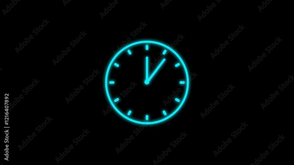 custom made wallpaper toronto digitalSpinning Clock Icon Animation.