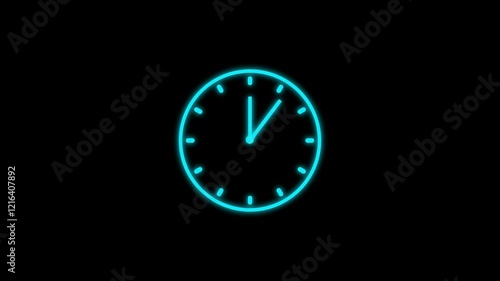 Wallpaper Mural Spinning Clock Icon Animation. Torontodigital.ca