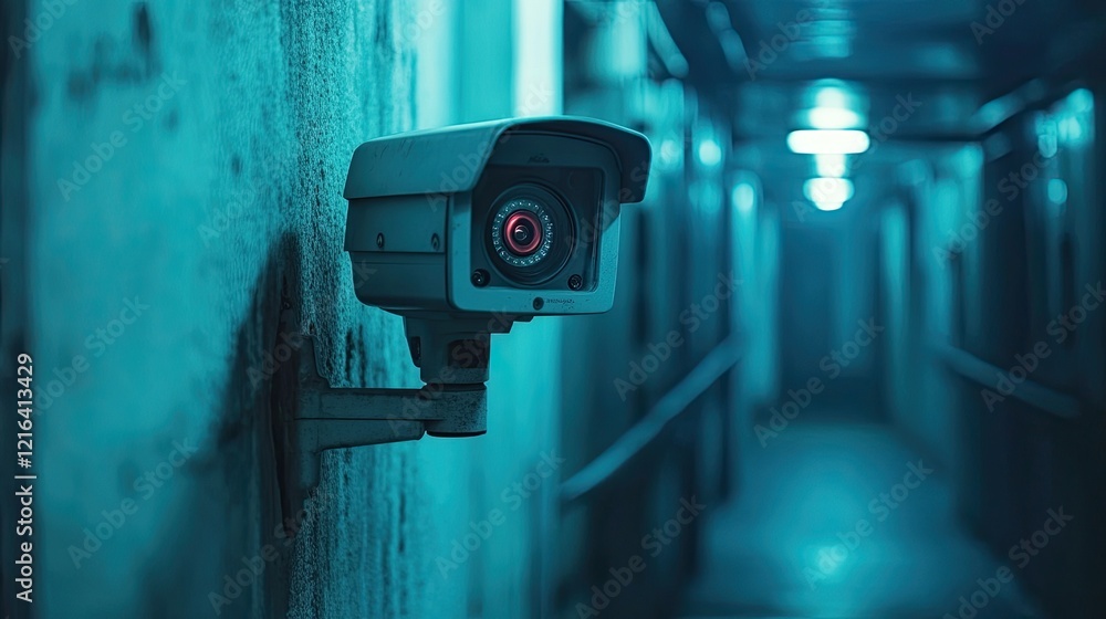 CCTV cameras installed for building security surveillance. CCTV cameras installed for building security surveillance.