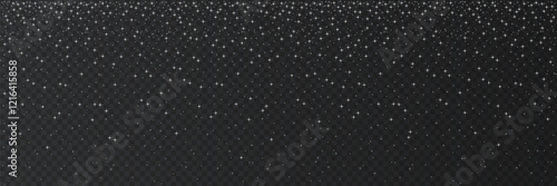 Stars in night sky, universe starry pattern.
