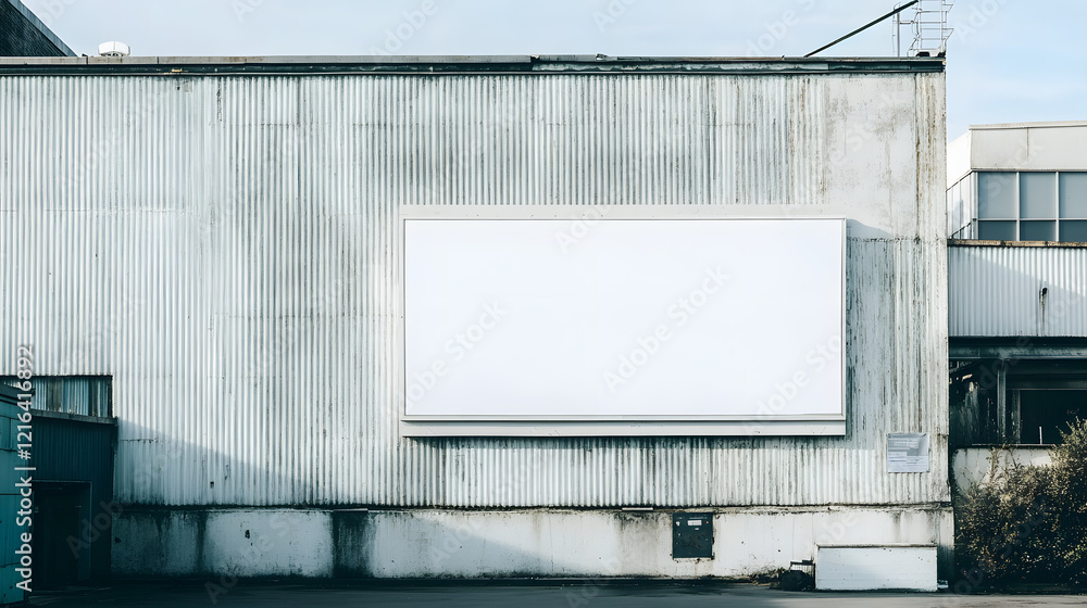 billboard mockup located at a train station platform with trains passing by in the background billboard mockup located at a train station platform with trains passing by in the background