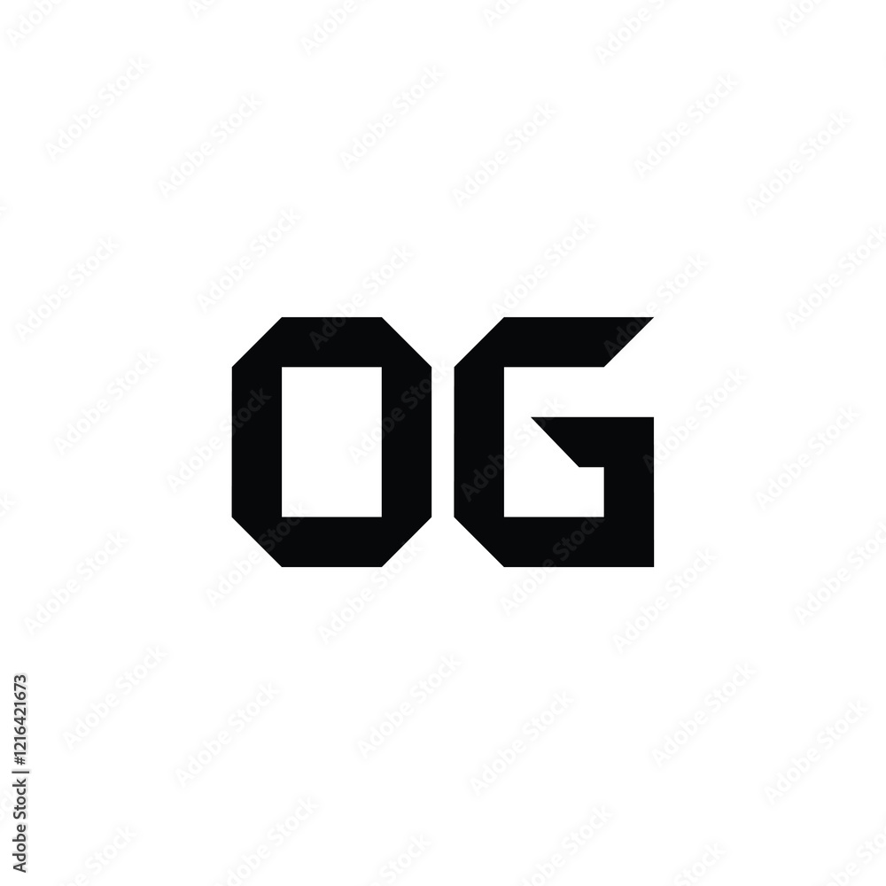 OG monogram logo design letter text name symbol monochrome logotype alphabet character simple logo OG monogram logo design letter text name symbol monochrome logotype alphabet character simple logo
