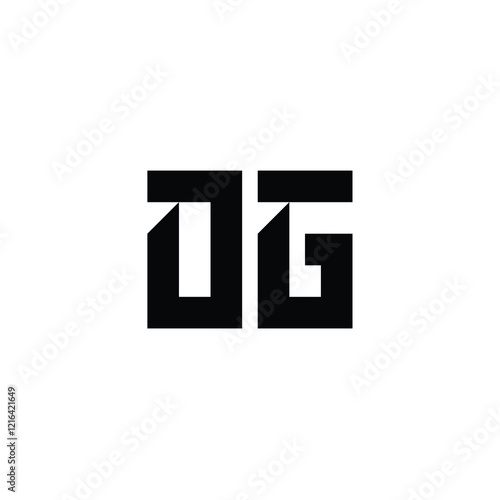 Free Download OG monogram logo design letter text name symbol monochrome logotype alphabet character simple logo - GFXLoad
