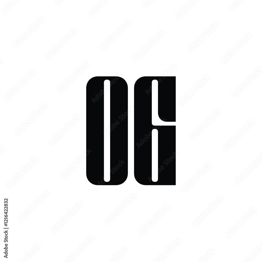 OG monogram logo design letter text name symbol monochrome logotype alphabet character simple logo OG monogram logo design letter text name symbol monochrome logotype alphabet character simple logo