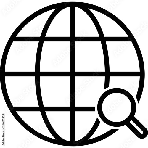 Simple vector icon internet
