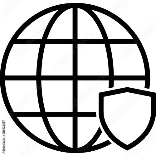Simple vector icon internet
