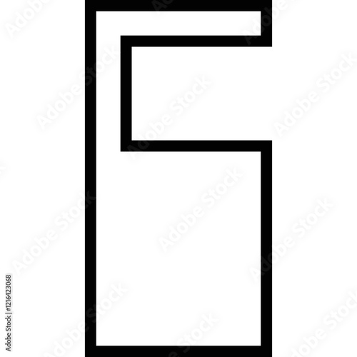 Simple vector icon do not disturb