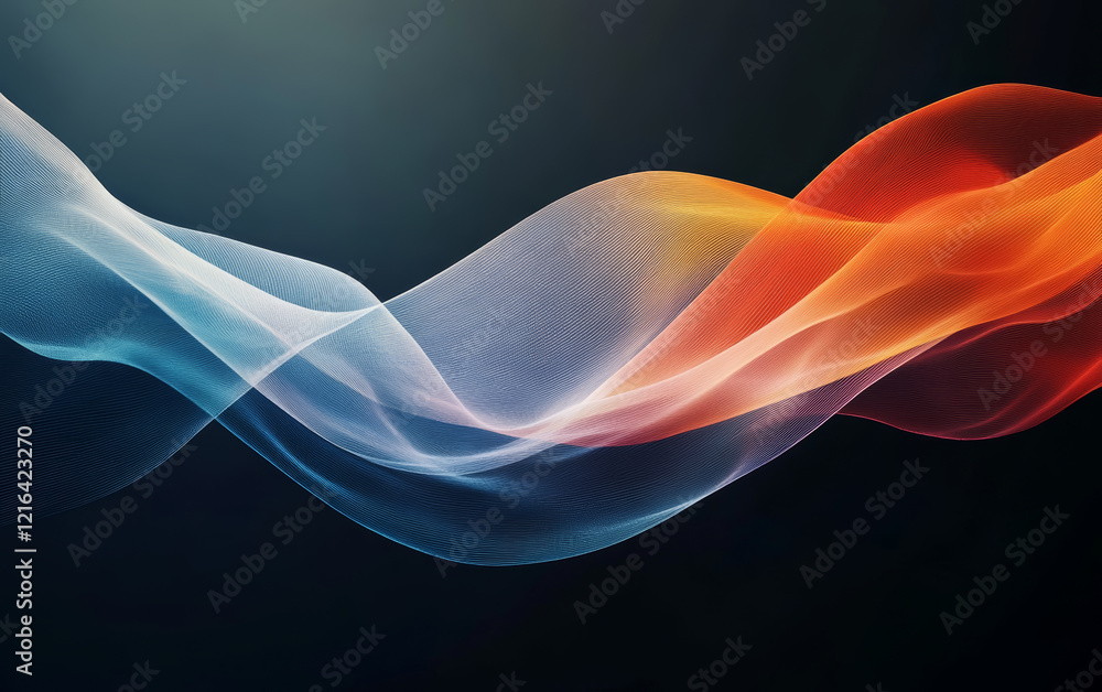 Obraz premium Technological sense of fashion color texture commercial background