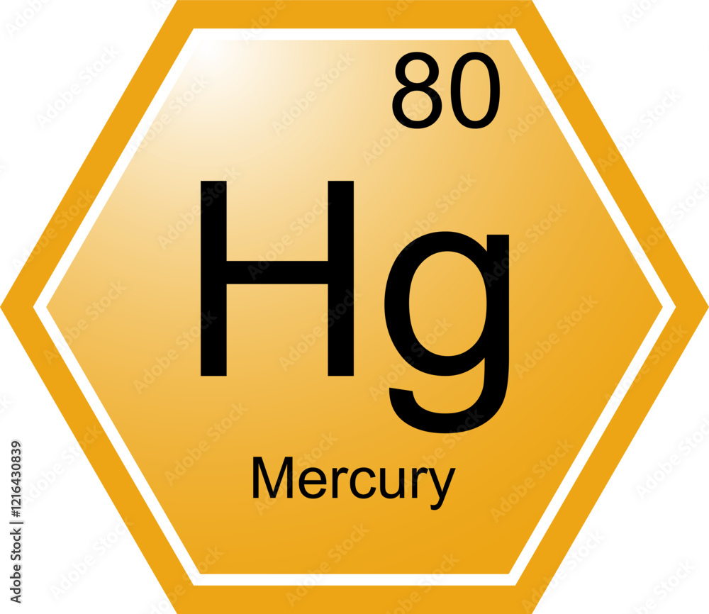 The symbol of the Hd chemical element is Mercury.