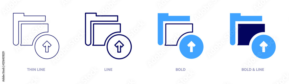 File export icon in 4 different styles. Thin Line, Line, Bold, and Bold Line. Duotone style. Editable stroke File export icon in 4 different styles. Thin Line, Line, Bold, and Bold Line. Duotone style. Editable stroke
