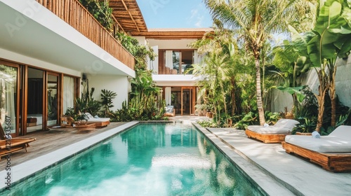 Wallpaper Mural Luxury Tropical Villa with Private Pool and Lush Gardens Torontodigital.ca