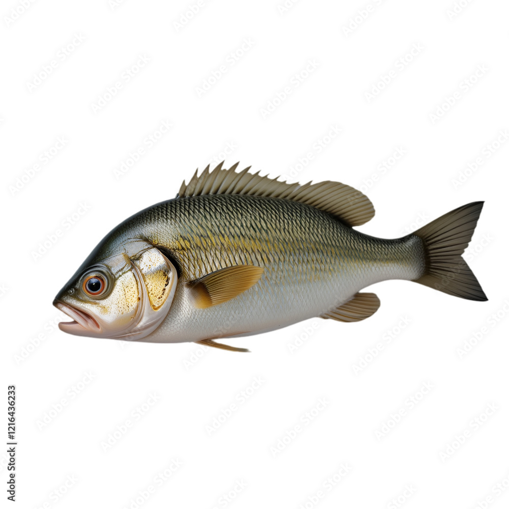 Fototapeta premium Fish isolated on white background