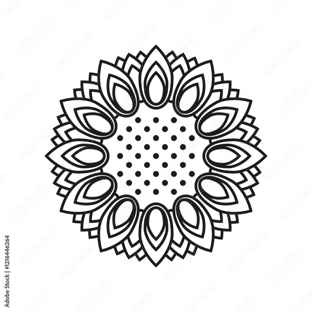 Sunflower icon in flat style. Flora vector illustration on isolated background. Sunflower sign business concept. Sunflower icon in flat style. Flora vector illustration on isolated background. Sunflower sign business concept.