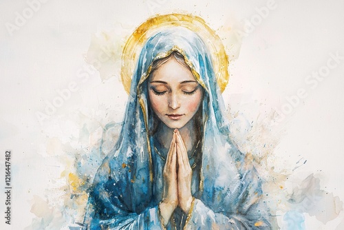 Wallpaper Mural Die heilige Jungfrau Maria beim Gebet  Torontodigital.ca