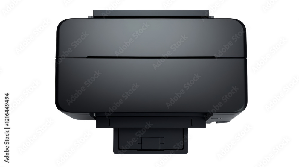 Compact Dark Grey Inkjet Printer Top View Compact Dark Grey Inkjet Printer Top View