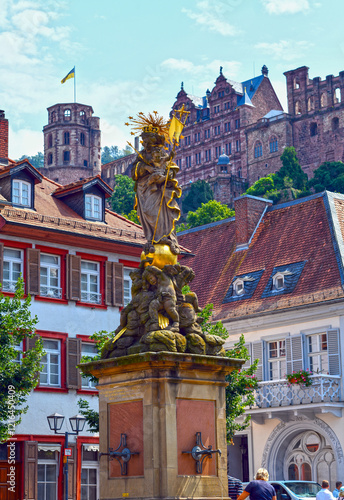 Die Altstadt von Heidelberg in Baden-Württemberg photo