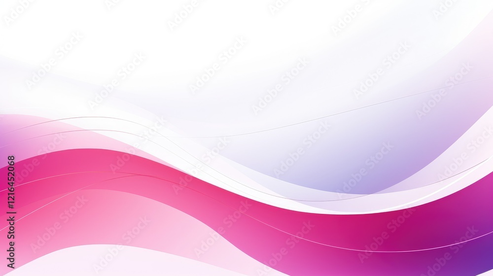 A smooth gradient design with flowing waves in pink and purple hues. A smooth gradient design with flowing waves in pink and purple hues.