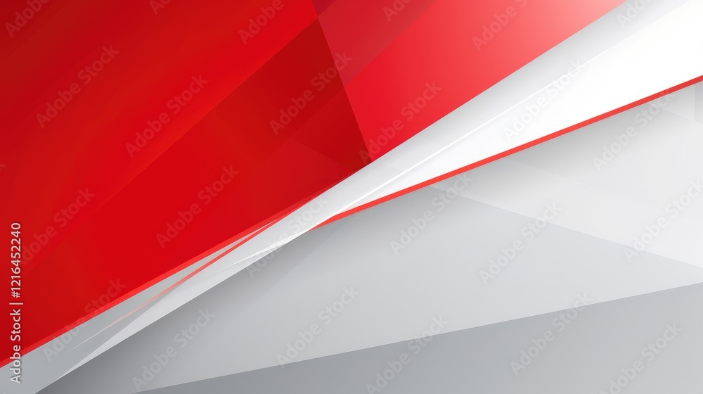 Abstract geometric design with red and white colors, suitable for backgrounds or graphics. Abstract geometric design with red and white colors, suitable for backgrounds or graphics.