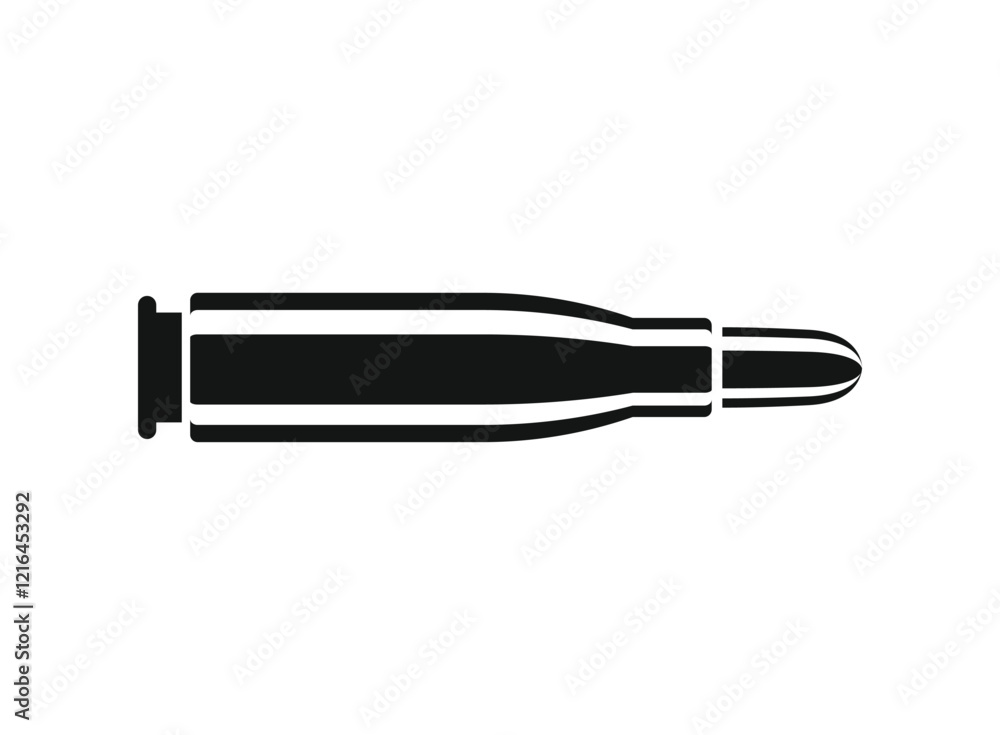 Cartridges icon in flat style. Bullet ammunition symbol vector illustration on isolated background. Ammo sign business concept. Cartridges icon in flat style. Bullet ammunition symbol vector illustration on isolated background. Ammo sign business concept.